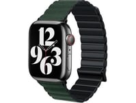 Beline Beline Pasek Apple Watch Magnetic Pro 42/44/45/49Mm Czarno/Zielony Black/Green Box