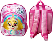 Paw Patrol Backpack Rucksack Skye Dreaming Of Unicorns School Bag Girls Pink