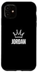 iPhone 11 King Jordan Crown - Custom First Name Birthday #1 Winner Case
