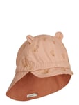 Gorm Reversible Sun Hat With Ears Coral Liewood