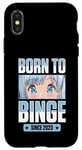 Coque pour iPhone X/XS Né dans la frénésie depuis 2023, pour un fan d'anime né en 2023