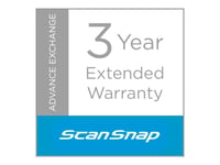 Ricoh Scanner Service Program 3 Year Extended Warranty For Fujitsu Mobile Scanners - Utökat Serviceavtal (Förlängning) - Utbyte - 3 År - Leverans - 8 X 5 - Svarstid: Nbd - För Scansnap Ix100, S1100i, S1300i