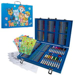 Paw Patrol Malette de Dessin Enfant 130 Pcs Malette Feutre et Crayon de Couleur Coloriage Pat Patrouille