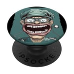 Funny looking Dentist Costume for Man and Woman PopSockets Adhesive PopGrip