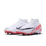 Nike Men's Zoom Superfly 9 Football Shoe, Bright Crimson/White-Black, 7.5 UK