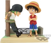 One Piece Banpresto - Monkey D. Luffy & Roronoa Zoro (WCF - Log Stories Series) Collection Figures multicolour