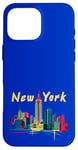 Coque pour iPhone 16 Pro Max Panorama urbain de New York