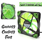 Ventilateur Air Refroidissement Pour Boîtier Assemblé Jeu PC Gaming 15 LED Vert