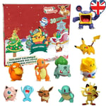 Christmas Advent Calendar For Kids 2024 Anime Pokemon Stocking Stuffers Gifts