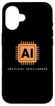 Coque pour iPhone 16 Technologie de puce informatique intelligence artificielle IA