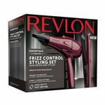 Revlon Essentials Frizz Control Styling Set 2000w Hair Dryer And Ceramic Styler