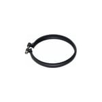 Cheminee coaxial Collier de verrouillage noir D.130 ce en acier 316 pour poele a pellets Fabrique en Italie uni 1856/2