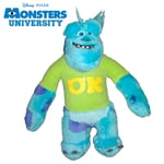 Peluche Monsters University 20cm Original Disney Pixar Sulley Avec T-Shirt Ok