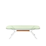 Kartell - Blast Coffee Table 4096 130x80, Bronze-Chrome, Green - Soffbord - Philippe Starck - Grön - Metall/Syntetiskt