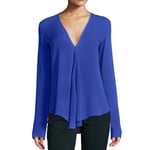 Women'S Shirt Fashion Women Blouses Elegant Top Women'S Blouse Shirts Plus Size Chic Female Tunic Ladies Long Sleeve White Clothing-Royal_Blue_Blouse_5Xl