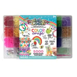 Rainbow Loom Color Craze, 5000 Looms + armbandsverktyg, pärlor, charms