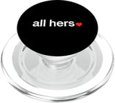 Costume de Saint-Valentin assorti pour couple All Her Love Heart PopSockets PopGrip pour MagSafe