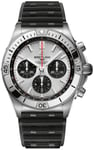 Breitling AB0134101G1S2 Chronomat B01 42 Sølvfarvet/Gummi Ø42 mm