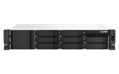 Qnap Ts-864eu-8g Nas- & Lagringsservrar Rack (2u) Intel® Celeron® 8 Gb Ddr4 0 Tb Qnap Turbo System Svart