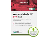 Lexware Warenwirtschaft Pro 2025 Download Jahresversion (365-Tage), Varuhanteringssystem, Tyska, Esd (Electronic Software Download), 1 År, Windows 11 Enterprise X64, Windows 10, Windows 11 Home, Windows 10 Education, Windows 11 Pro,...