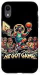 Coque pour iPhone XR Ballin with the Messiah Rejoignez la communauté Jesus Basketball