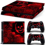 YWZQ For PS4 Vinyl Decal Sticker Console + 2 Controller Skin Sticker for Playstation 4 Original Version Skin Protective Film Game Accessories,G