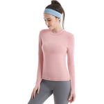 Ensemble De sous-Vêtement Thermique Femme, Costume Chemise Séchage Rapide T Shirt Manche Longue Séchage Rapide Tops Élastiques pour Ski Voyages Running E,S