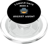 Spy Secret Agent Movie Books Fan Reader Dad Père Mom PopSockets PopGrip pour MagSafe