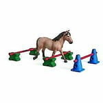 Schleich Agility Race  Agility Training   Curtain Obstacle Pony Slalom