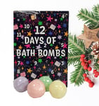 Christmas Bath Bomb Advent Calendar 12 Days Of Bath Bombs Vanilla Lavender Mint