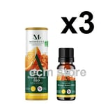 MESSEGUE Lot de 3 HUILE ESSENTIELLE D'ORANGE DOUCE BIO Calmante, apaisante /U41