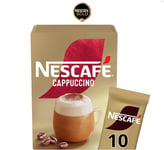 Nescafe Gold Cappuccino Instant Cappuccino Preparation Box Of 10 Sachets