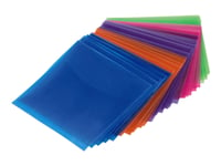 Hama - Cd/Dvd-Fickor - Blå, Röd, Grön, Orange, Violett (100-Pack)