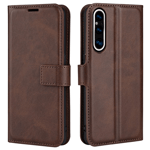 Sony Xperia 1 V Plånboksfodral Folio Flip Calf - Brun