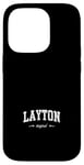 Coque pour iPhone 14 Pro Layton Design College Utah