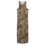 PUMA Leo Luxe Slim All-over Print Dress Women, storlek X-Large