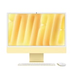 iMac 24-tommer Apple M4 med 8‑kjerners CPU, 8‑kjerners GPU / 16 GB / 1 TB SSD / Gigabit Ethernet / Magic Trackpad / Magic Keyboard / Gul