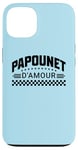 Coque pour iPhone 13 Papounet d'amour cadeau anniversaire papa fête des pères