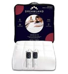 Dreamland Snowed In Organic Cotton Warming Mattress Protector Double 2 Controls 190X137Cm