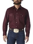 Wrangler Men's Ms70719 button down shirts, Red Oxide, 3X UK