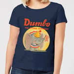 T-Shirt Femme Flying Elephant Dumbo Disney - Bleu Marine - S