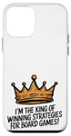 Coque pour iPhone 12 mini Je suis le roi des stratégies gagnantes