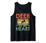 Deer To My Heart Buck Hunting Huntsman Hunter Hunt Tank Top