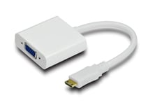 Microconnect Spain HDMIVGA Adaptateur HDMI Mini VGA Blanc