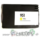 JET ENCRE- Cartouche jaune compatible HP 951XL