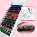 Glitter False Lashes Fake Eyelashes Shiny Eye Lashes Eyelash Extensions