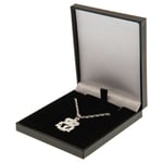 Liverpool FC Silver Plated Crest Boxed Pendant