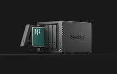 Synology DS923+ Station de Disque NAS 4 Baies (AMD Ryzen™ 4 Threads R1600 Dual-Core 4 Go de RAM 2 x RJ-45 1GbE Port LAN) 16 to avec 4 x HAT3300-4T