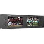 Lilliput RM-7028S Dual 7" 3U 3G-SDI Rack monitor