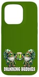 iPhone 15 Pro Green Gnomes In St Patricks Day Costume For Drinking Buddies Case